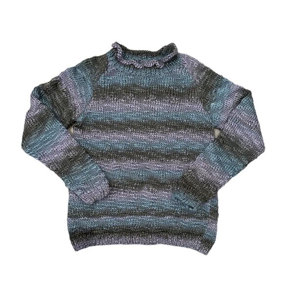Vintage 90’s Y2k Striped Sweater Small - Picture 1 of 5